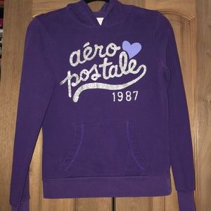 Purple aéropostale sweater